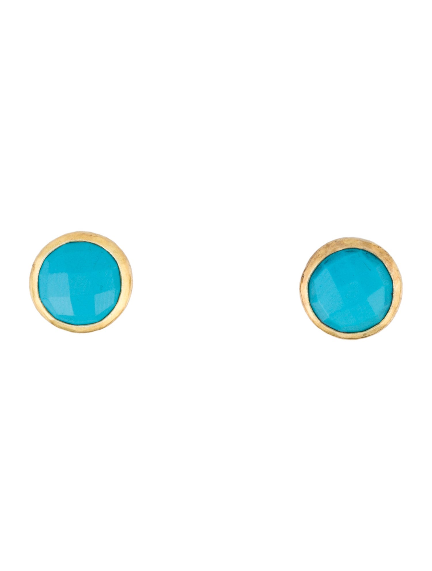 Gurhan Composite Turquoise Stud Earrings