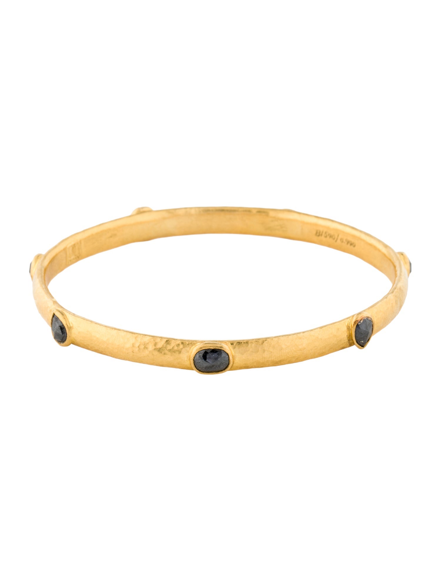 Gurhan 24K Diamond Bangle Bracelet