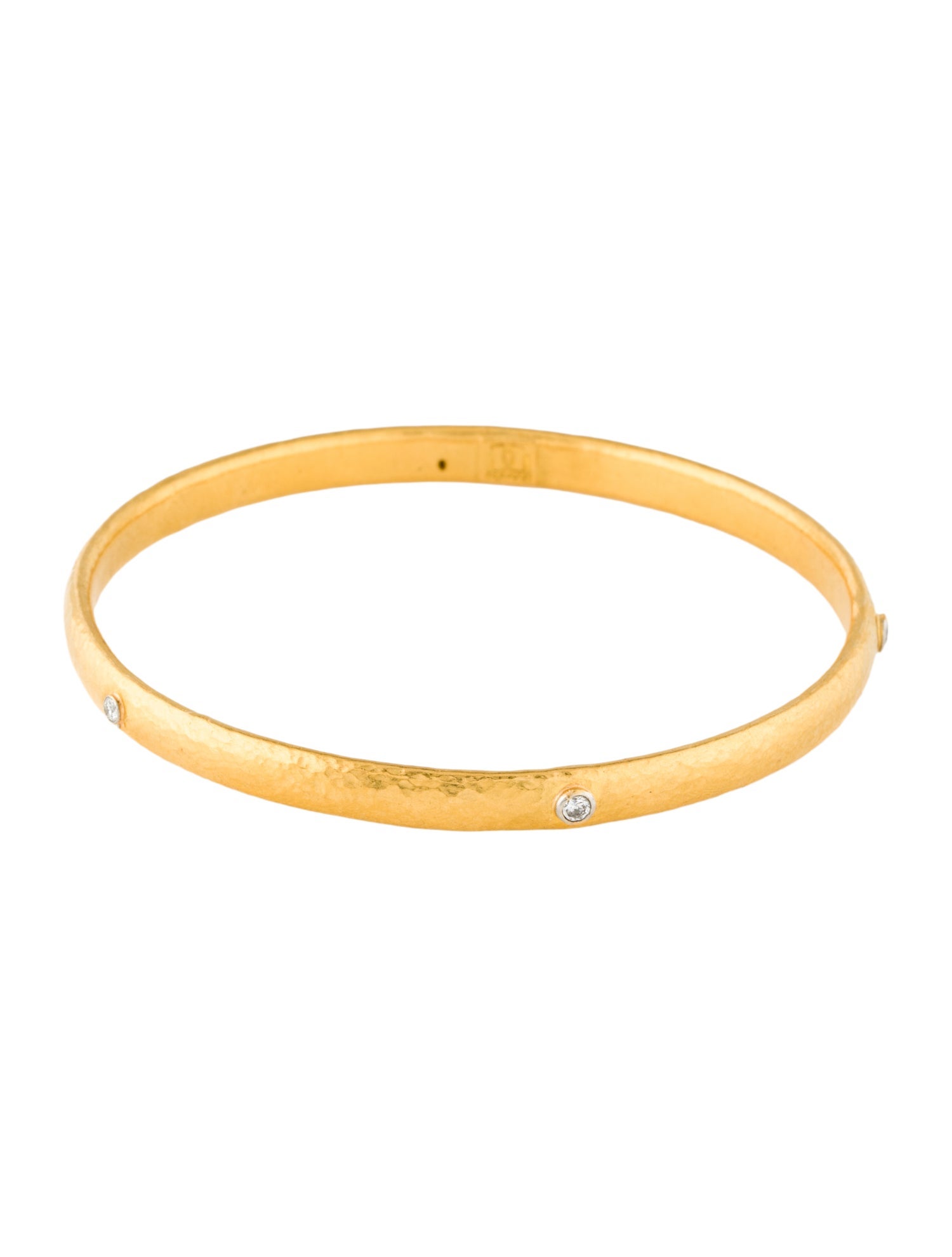 Gurhan 24K Diamond Hoopla Bangle Bracelet