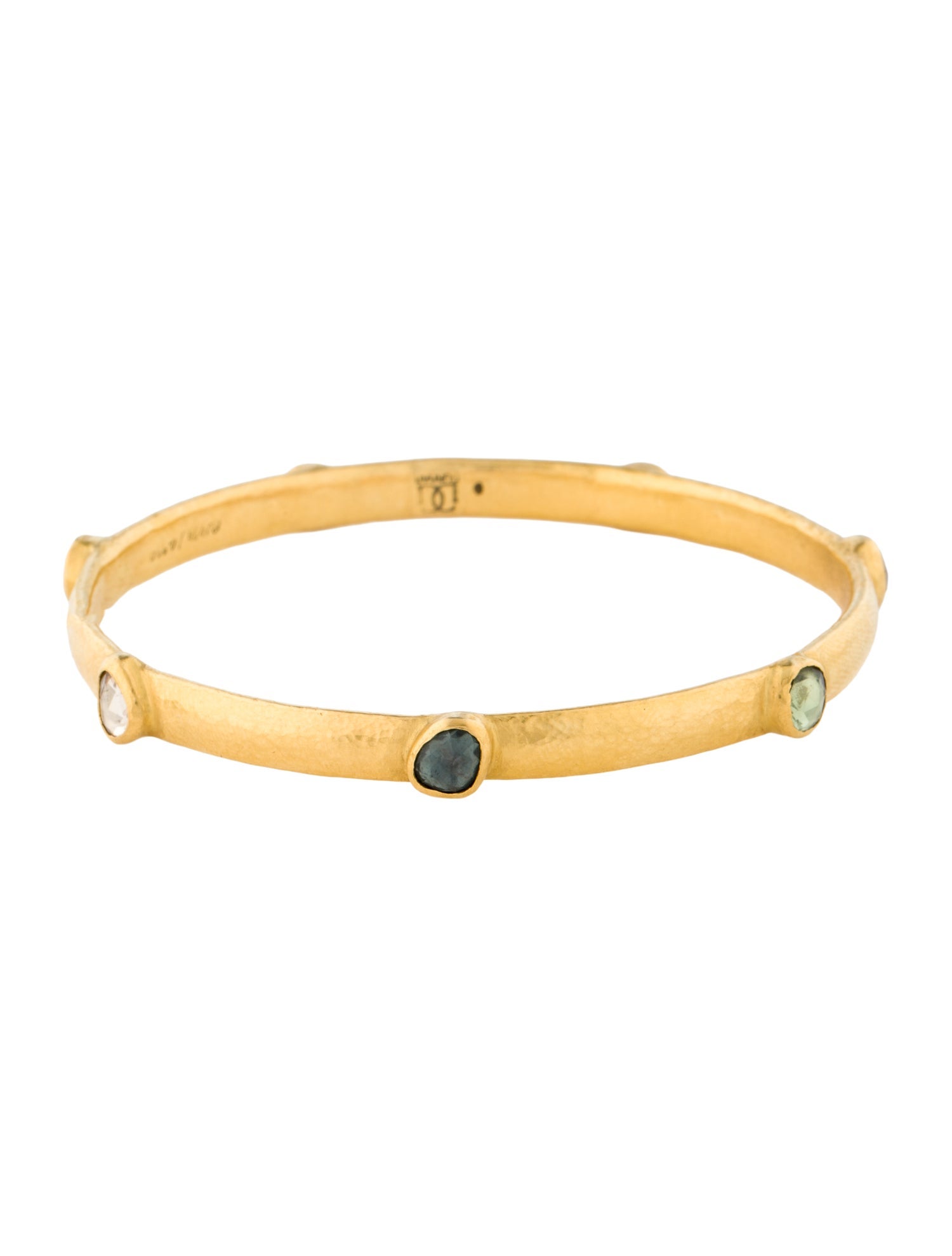 Gurhan 24K Sapphire Bangle Bracelet