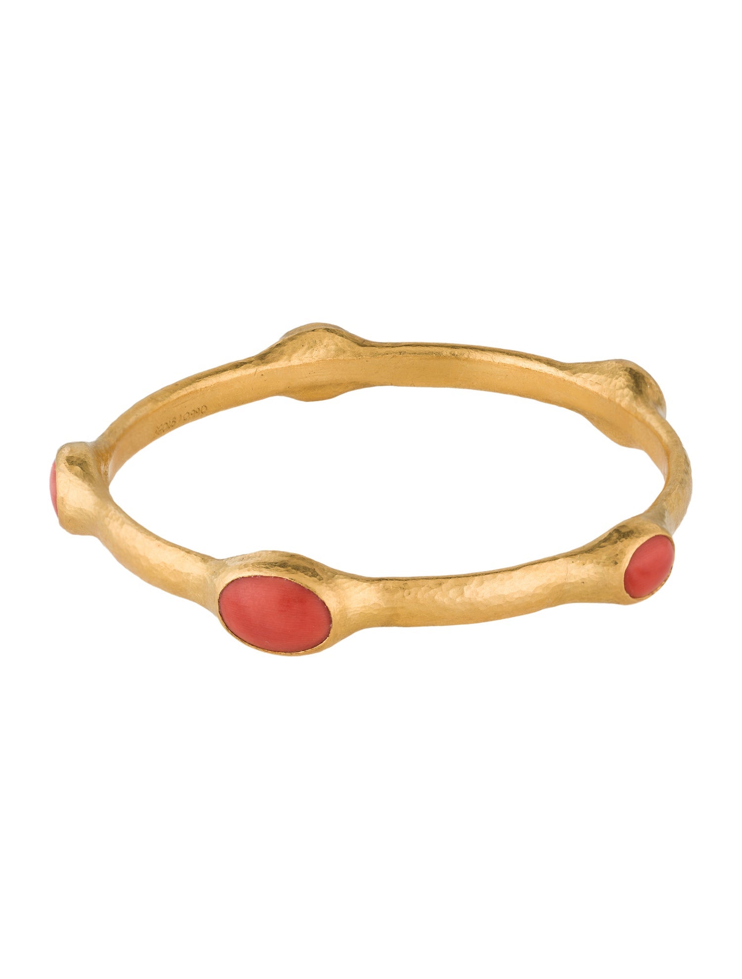 Gurhan 22K Coral Bangle Bracelet