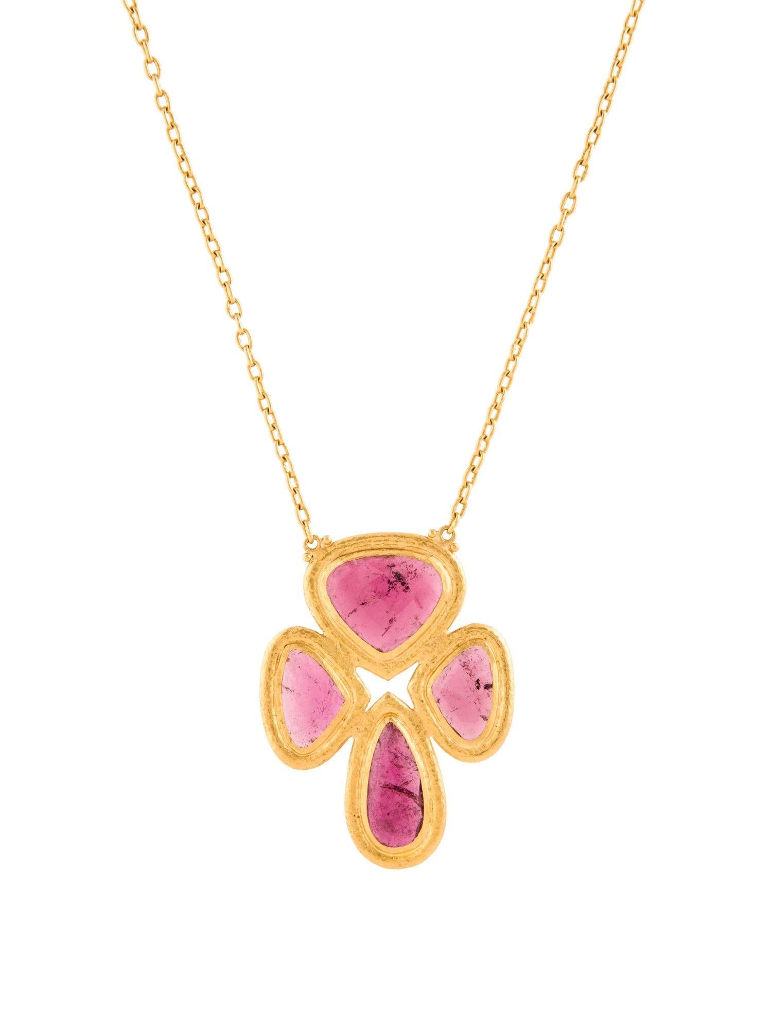 Gurhan 24K Tourmaline Pendant Necklace
