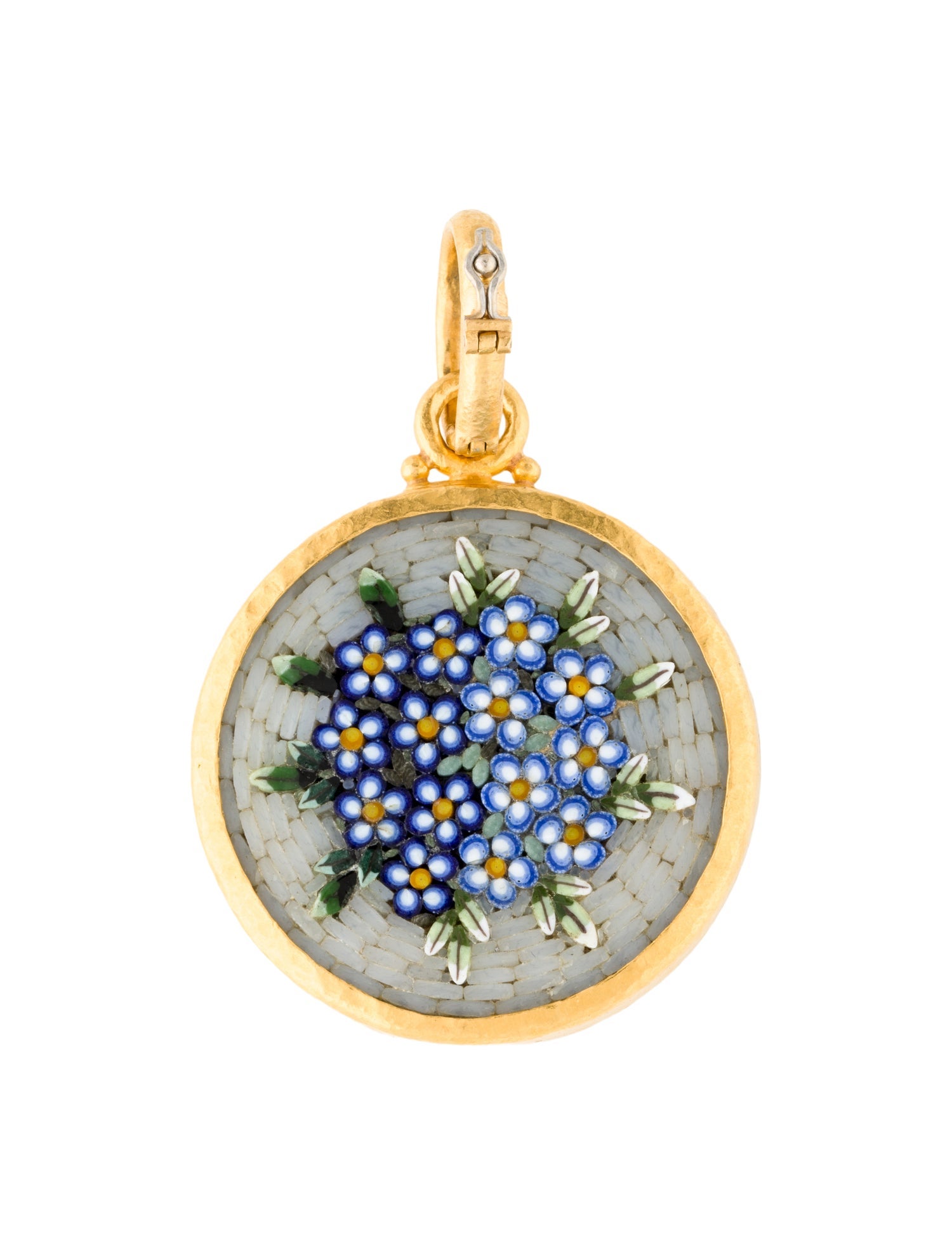 Gurhan 24K Glass Mosaic One-Of-A-Kind Antiquities Pendant