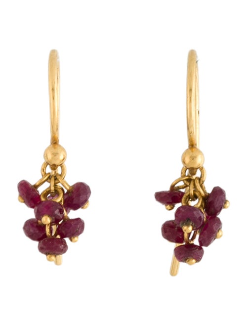 Gurhan Ruby Boucle Drop Earrings