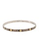 Gurhan Two-Tone Midnight Hammered Slim Bangle Bracelet