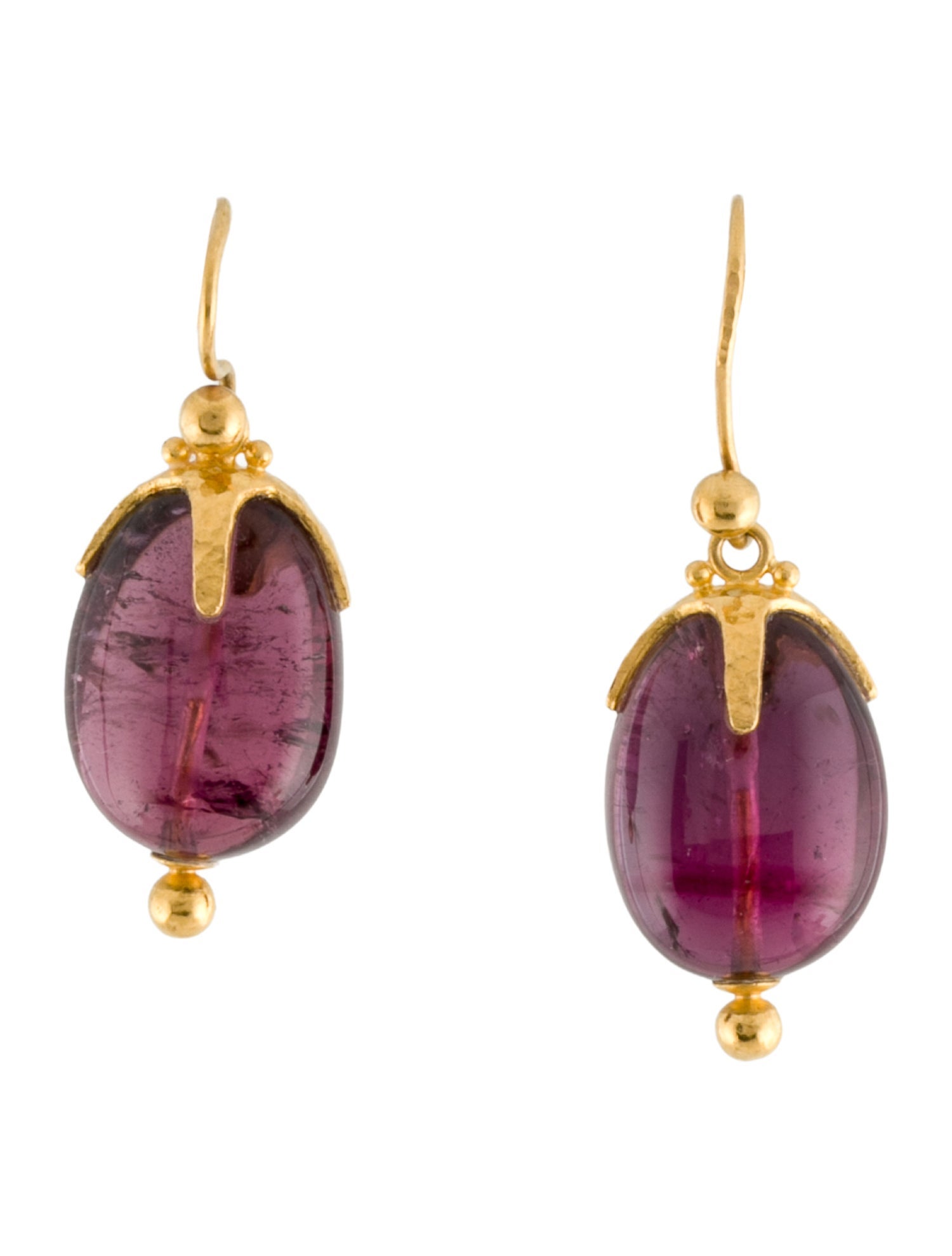 Gurhan 24K Tourmaline Drop Earrings