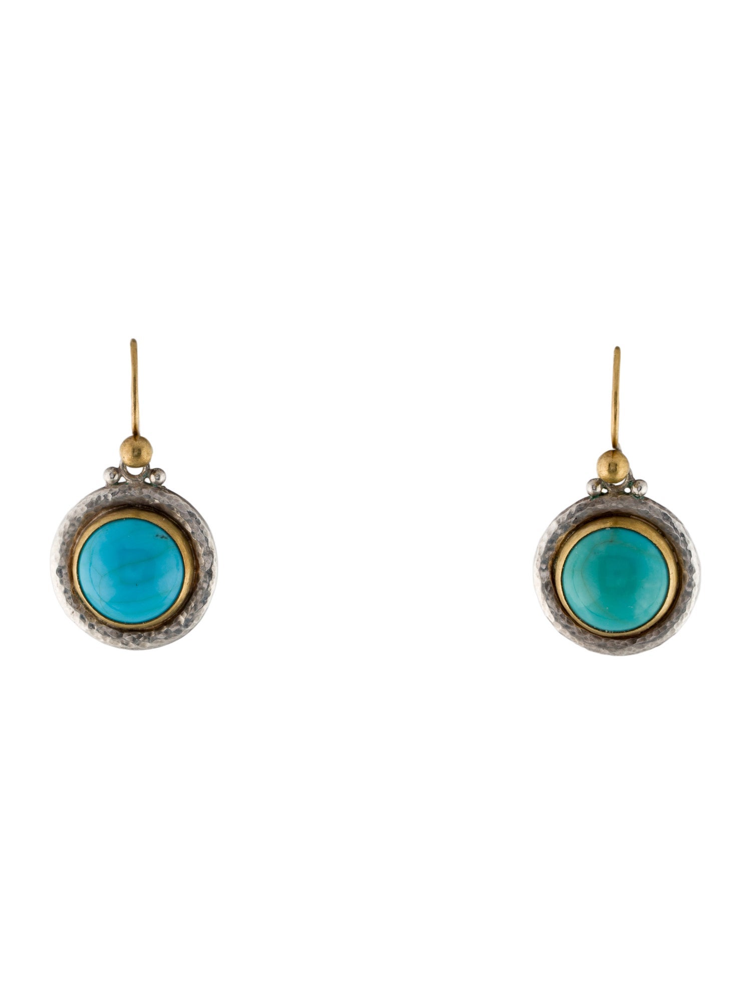 Gurhan 10.64ctw Turquoise Drop Earrings
