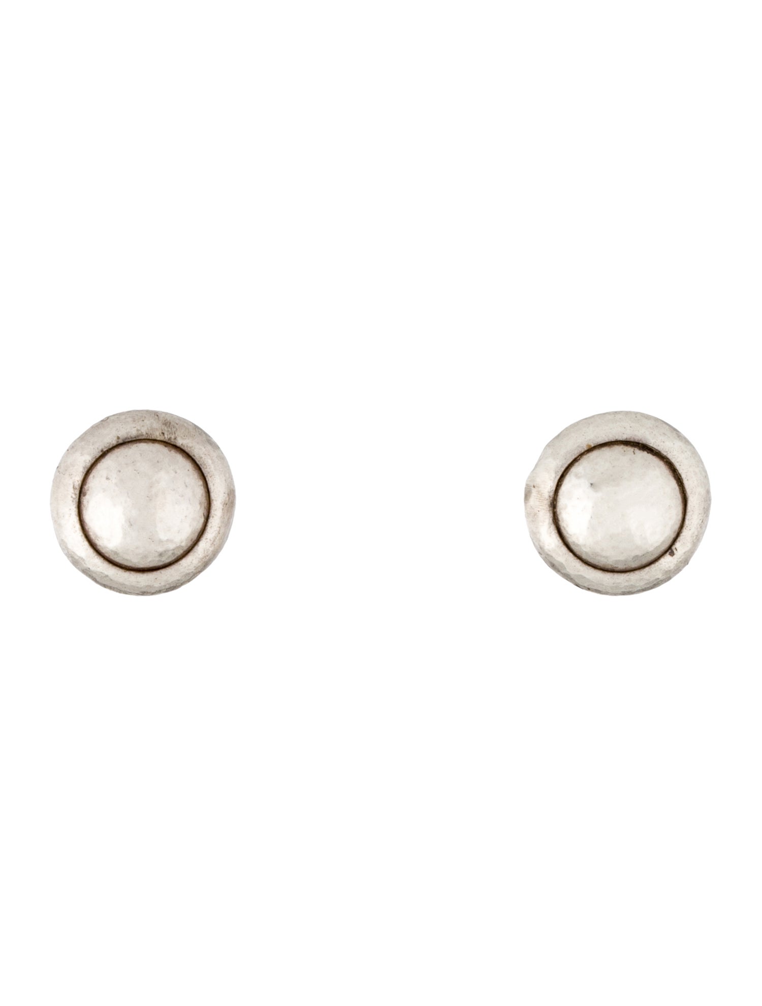 Gurhan Hammered Amulet Stud Earrings