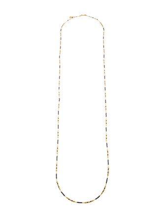 Gurhan 24K Diamond Rain Long Single Strand Necklace