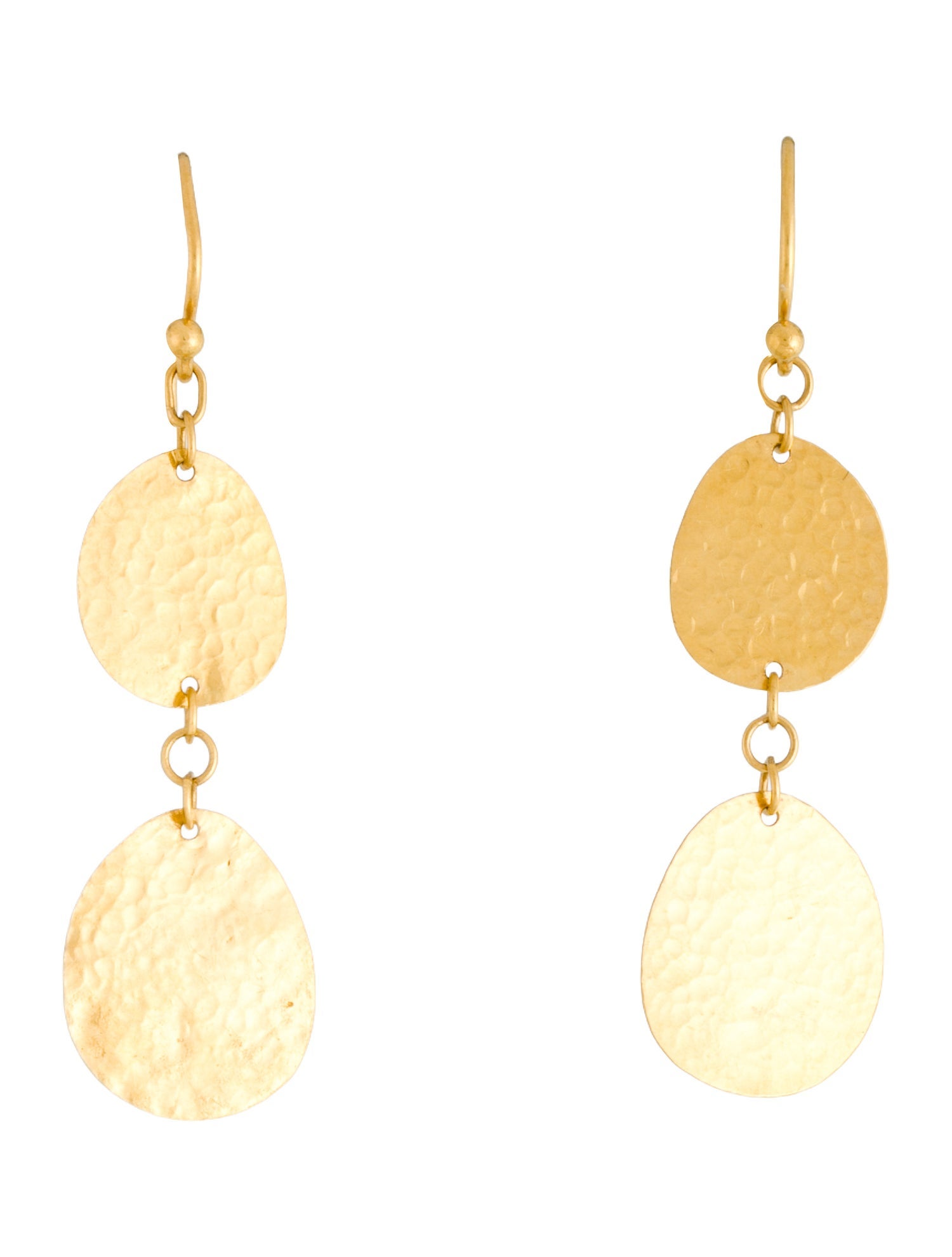 Gurhan 24k Double Mango Drop Earrings