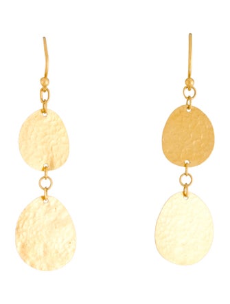 Gurhan 24k Double Mango Drop Earrings