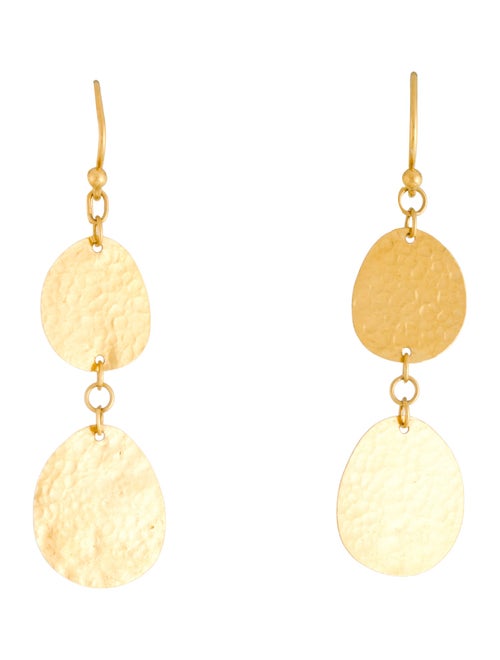 Gurhan 24k Double Mango Drop Earrings
