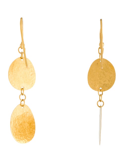 Gurhan 24k Double Mango Drop Earrings