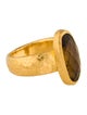 Gurhan 24K Smoky Quartz Prism Cocktail Ring