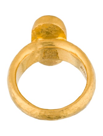Gurhan 24K Smoky Quartz Prism Cocktail Ring