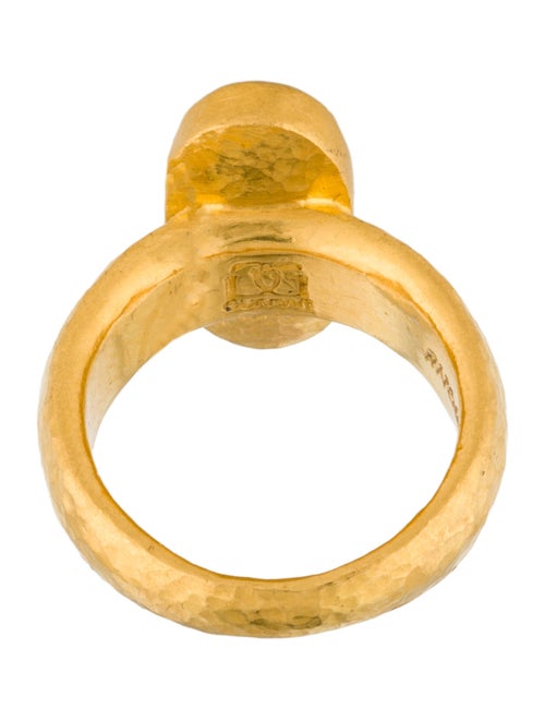 Gurhan 24K Smoky Quartz Prism Cocktail Ring