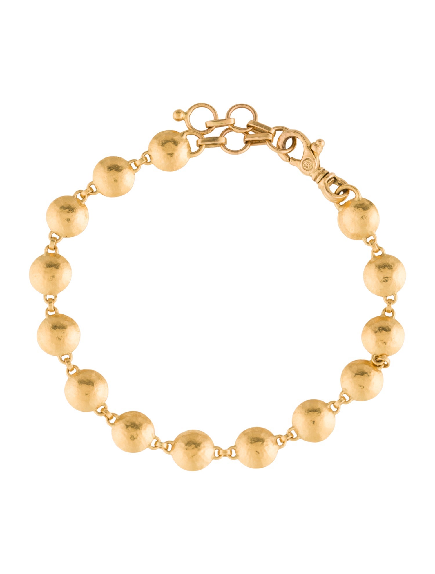Gurhan 24K Lentil Link Bracelet