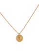 Gurhan Hammered Circle Pendant Necklace
