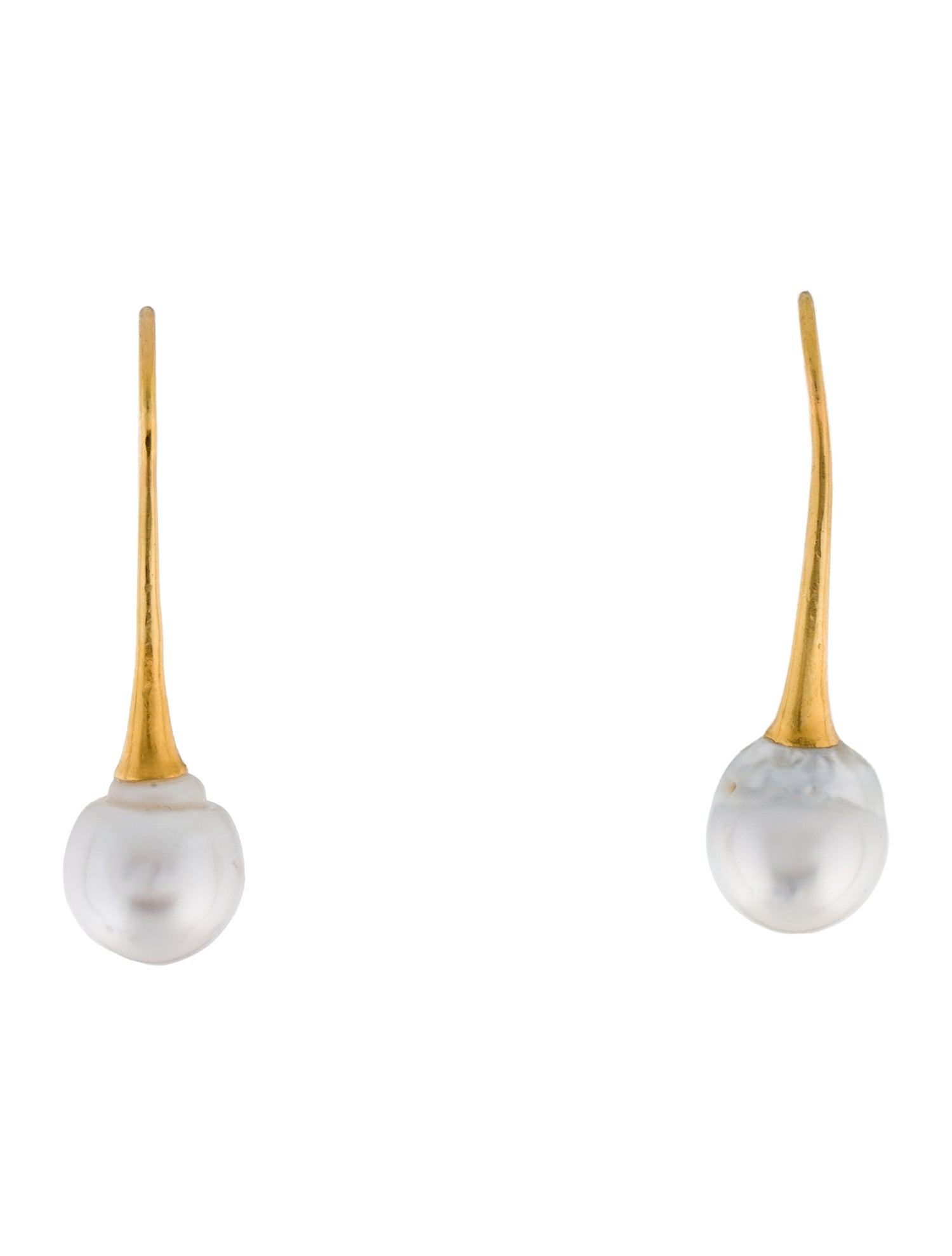 Gurhan 24K Pearl Drop Earrings