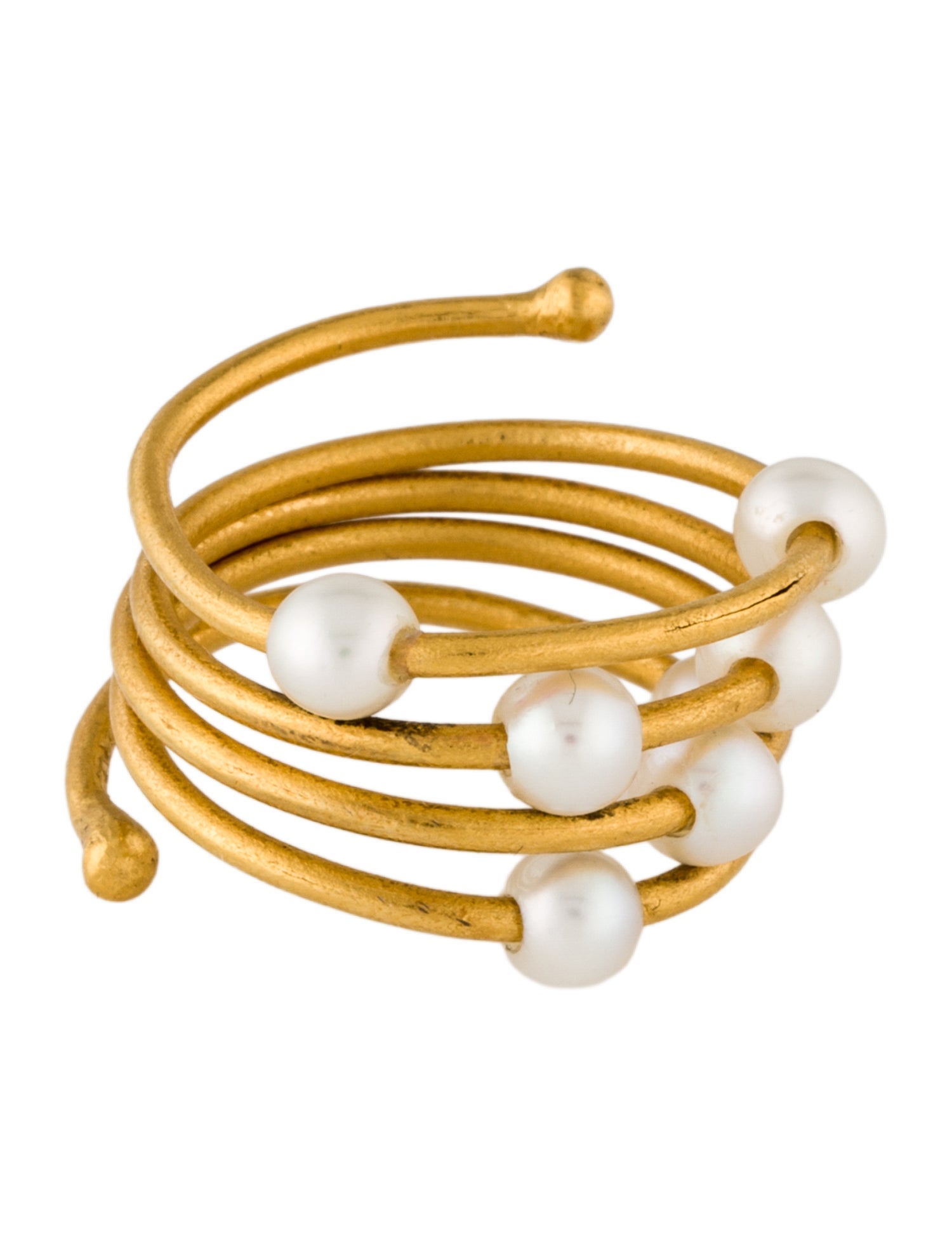 Gurhan 24K Pearl Wrap Ring