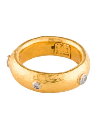 Gurhan 24K Diamond Hoopla Band