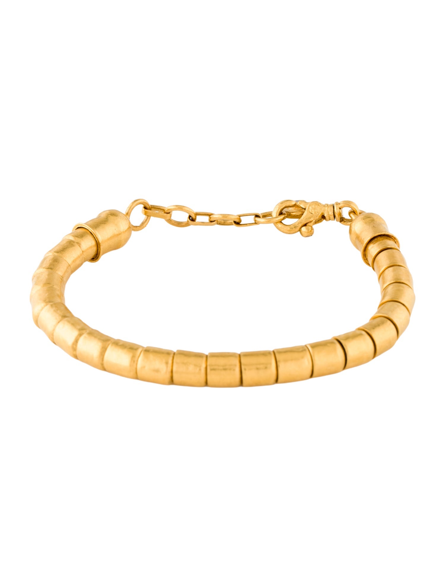 Gurhan 24K Diamond Vertigo Hammered Bead Bracelet