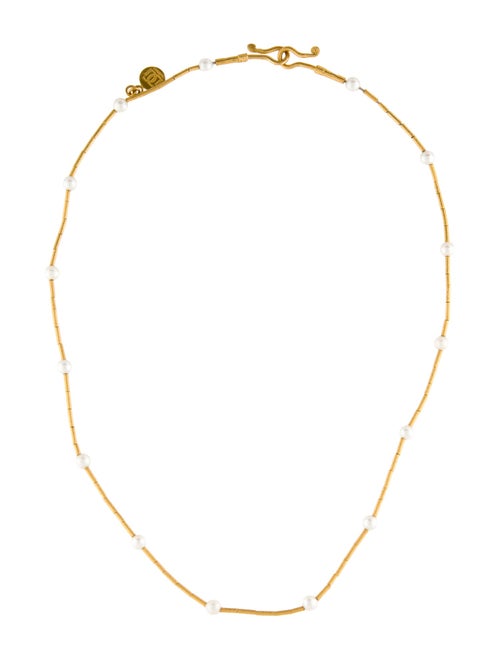 Gurhan 24K Pearl Station Necklace