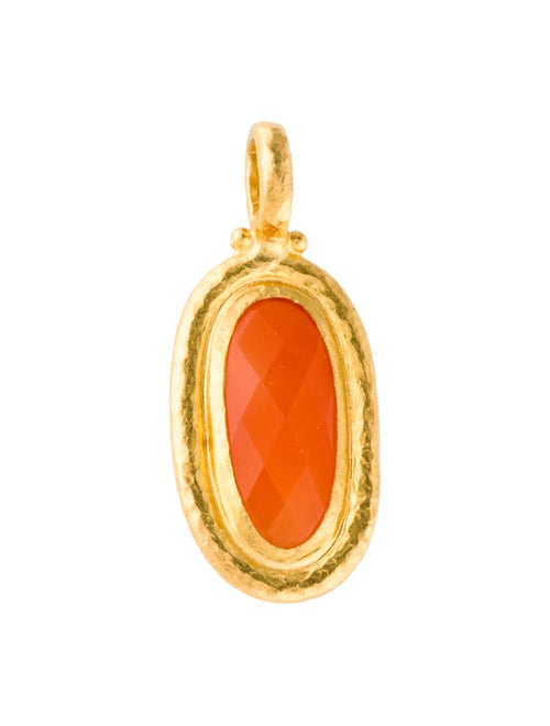 Gurhan 24K Carnelian Pendant