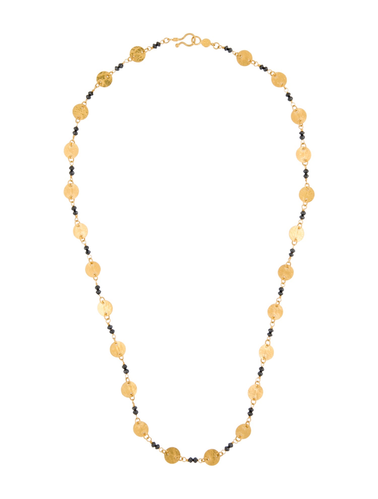 Gurhan 24K Diamond Bead Station Necklace