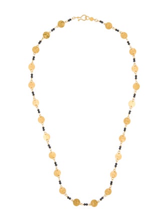 Gurhan 24K Diamond Bead Station Necklace