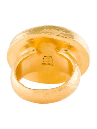 Gurhan 24K Moonstone Labradorite Cocktail Ring