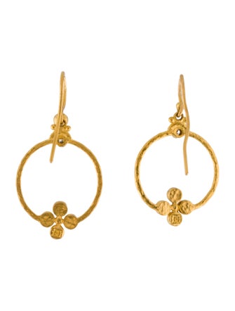 Gurhan 24K Opal & Diamond Drop Earrings