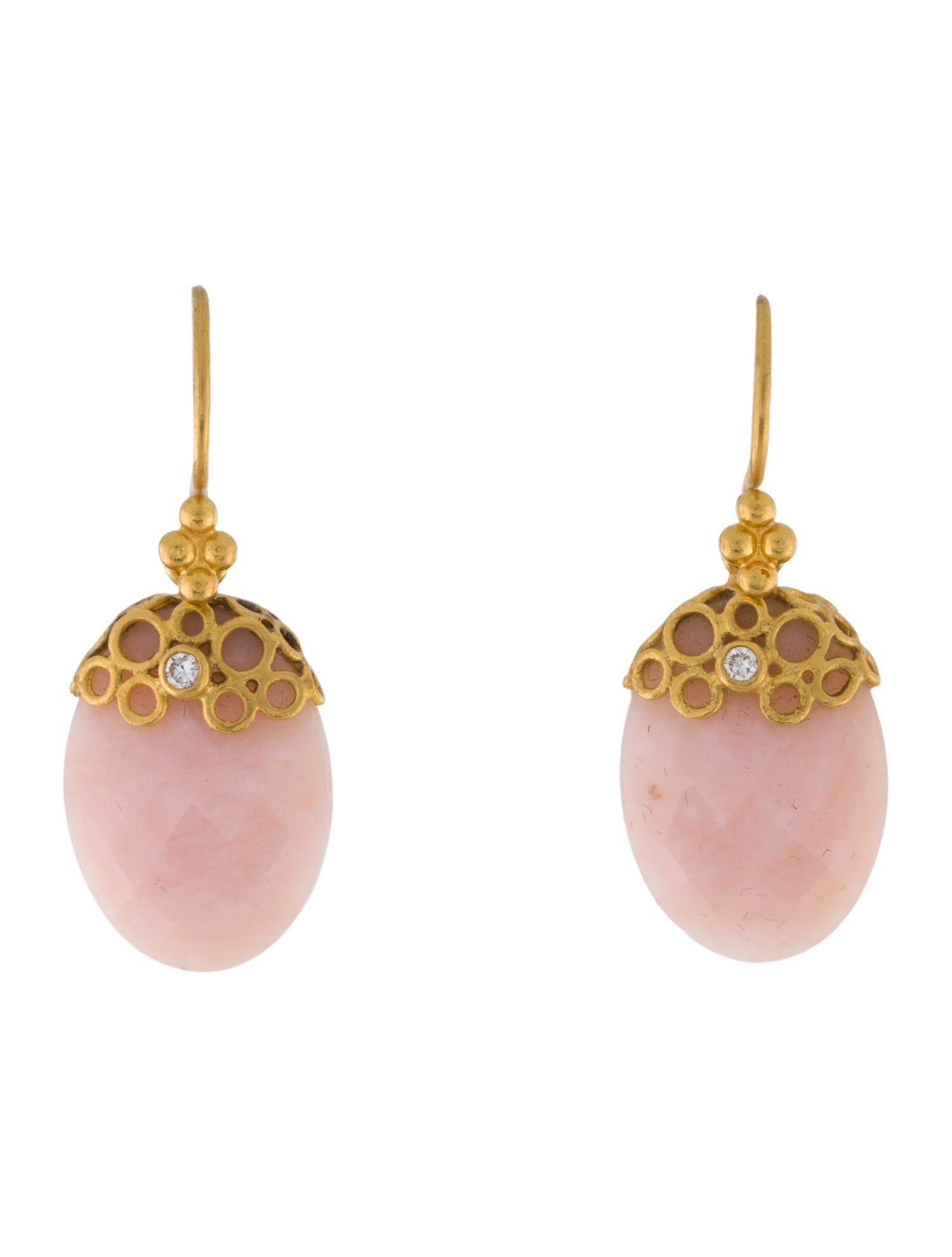 Gurhan 22K Opal & Diamond Drop Earrings
