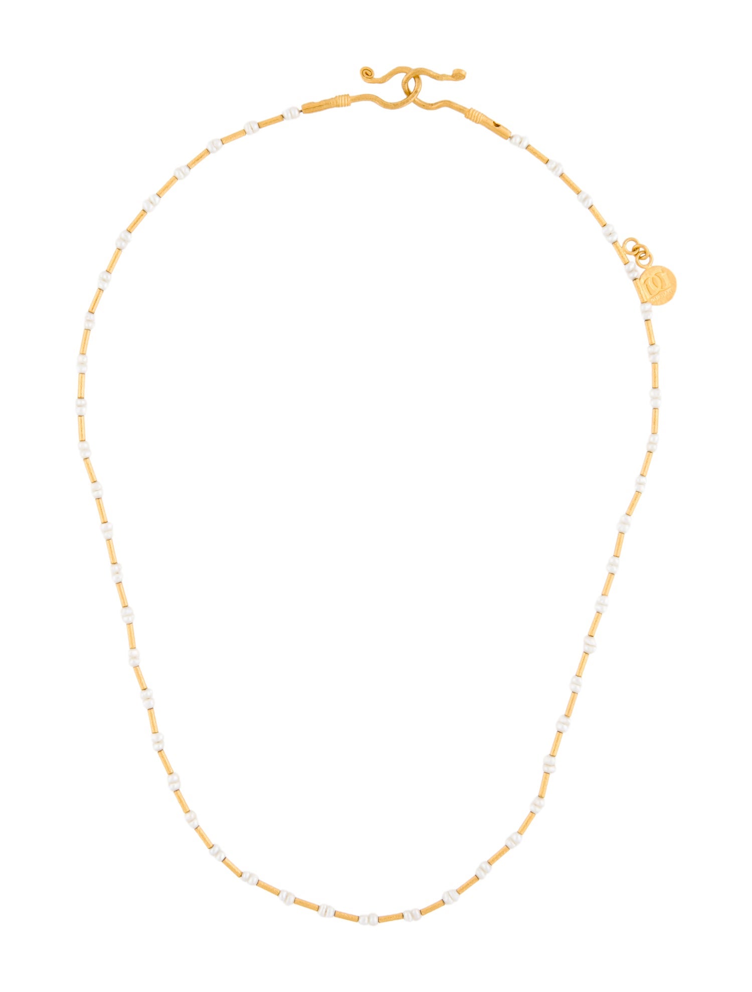 Gurhan 24K Pearl Station Bead Necklace