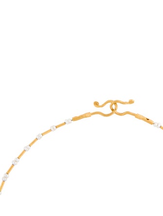 Gurhan 24K Pearl Station Bead Necklace