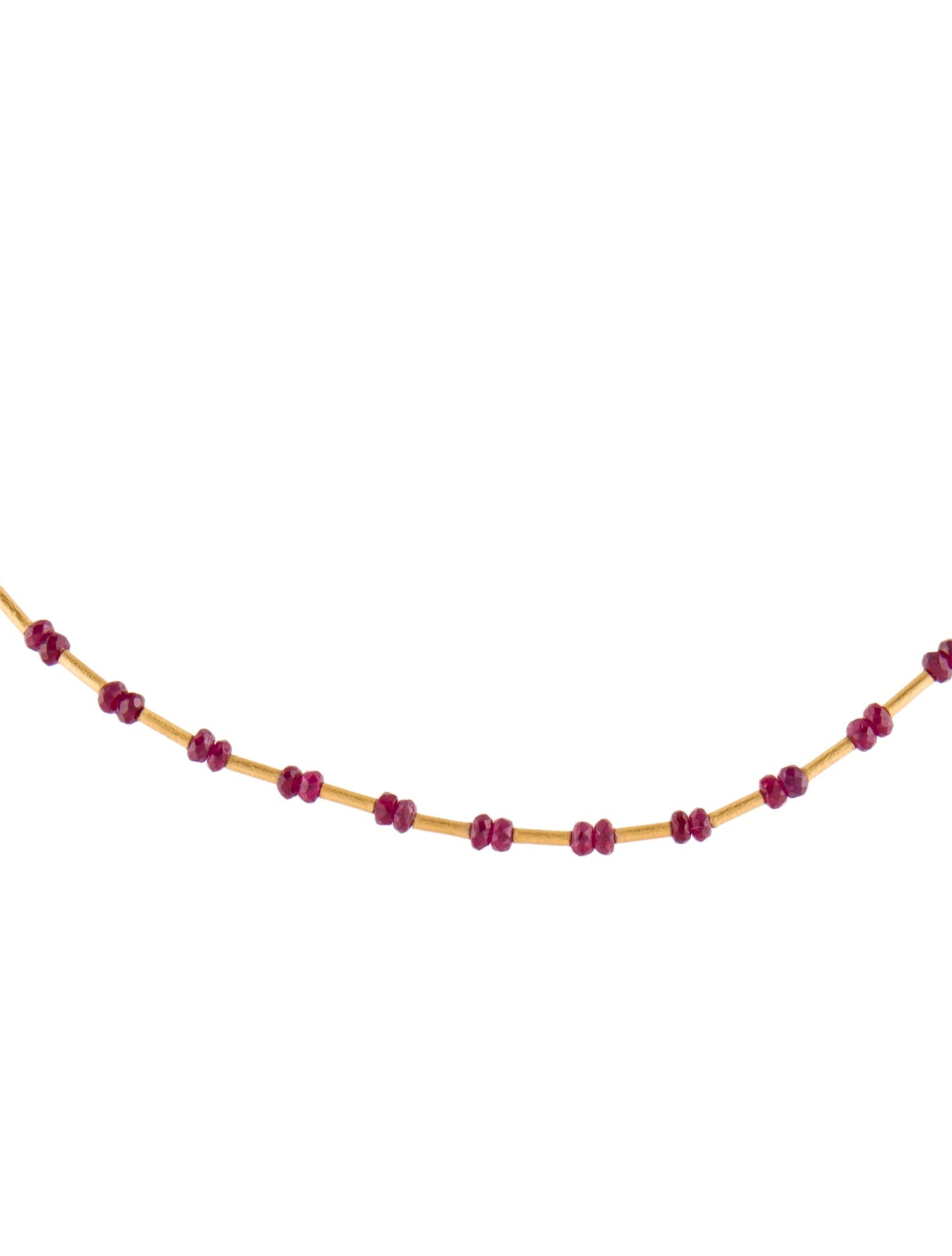 Gurhan 24K Fracture Filled Ruby Necklace