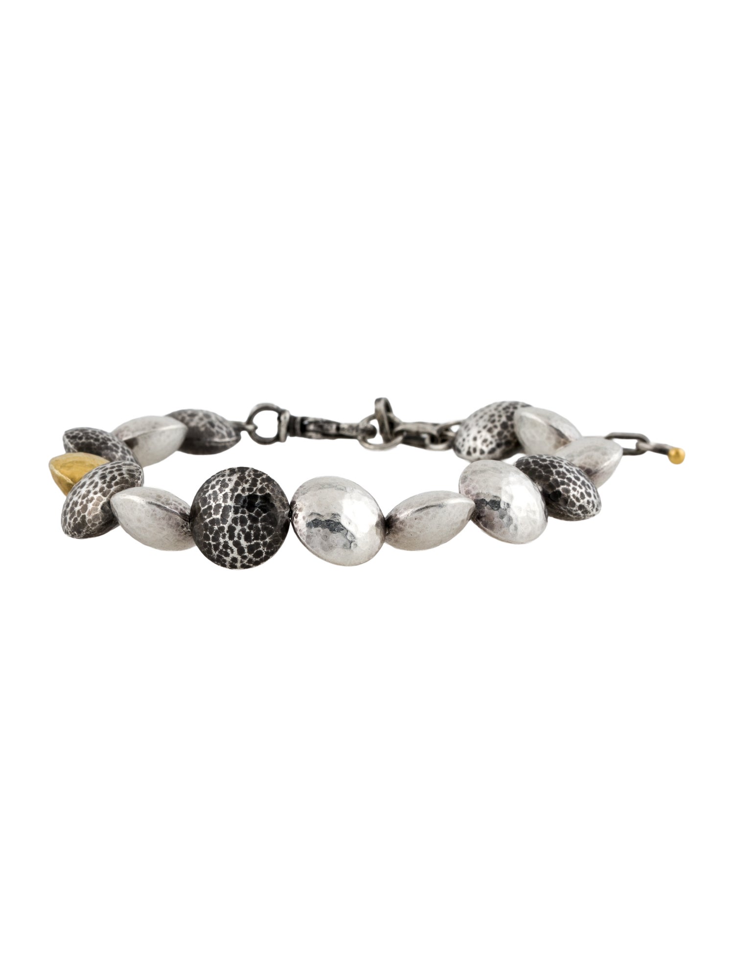 Gurhan Two-Tone Disc Chain Link Bracelet