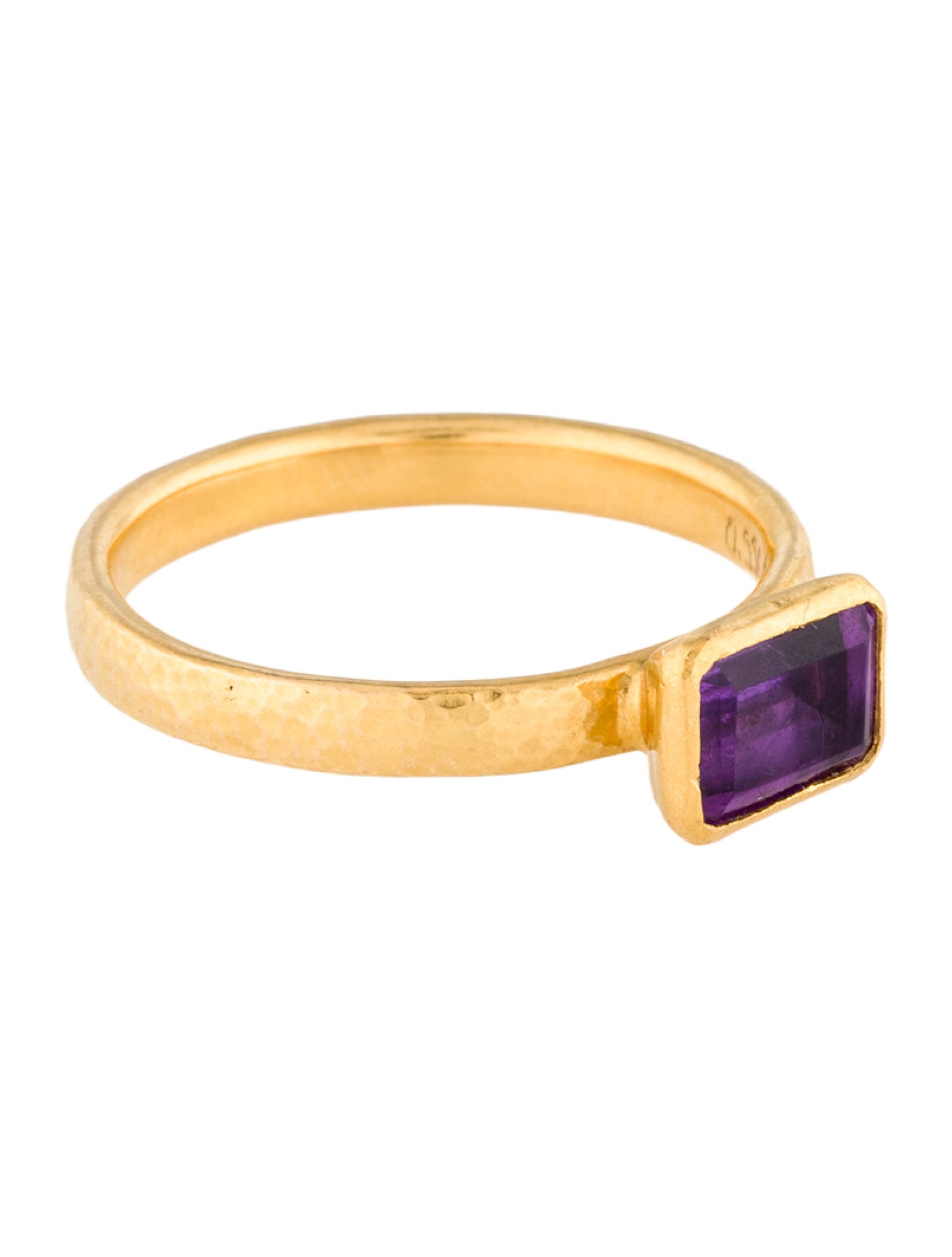 Gurhan 24K Amethyst Cocktail Ring