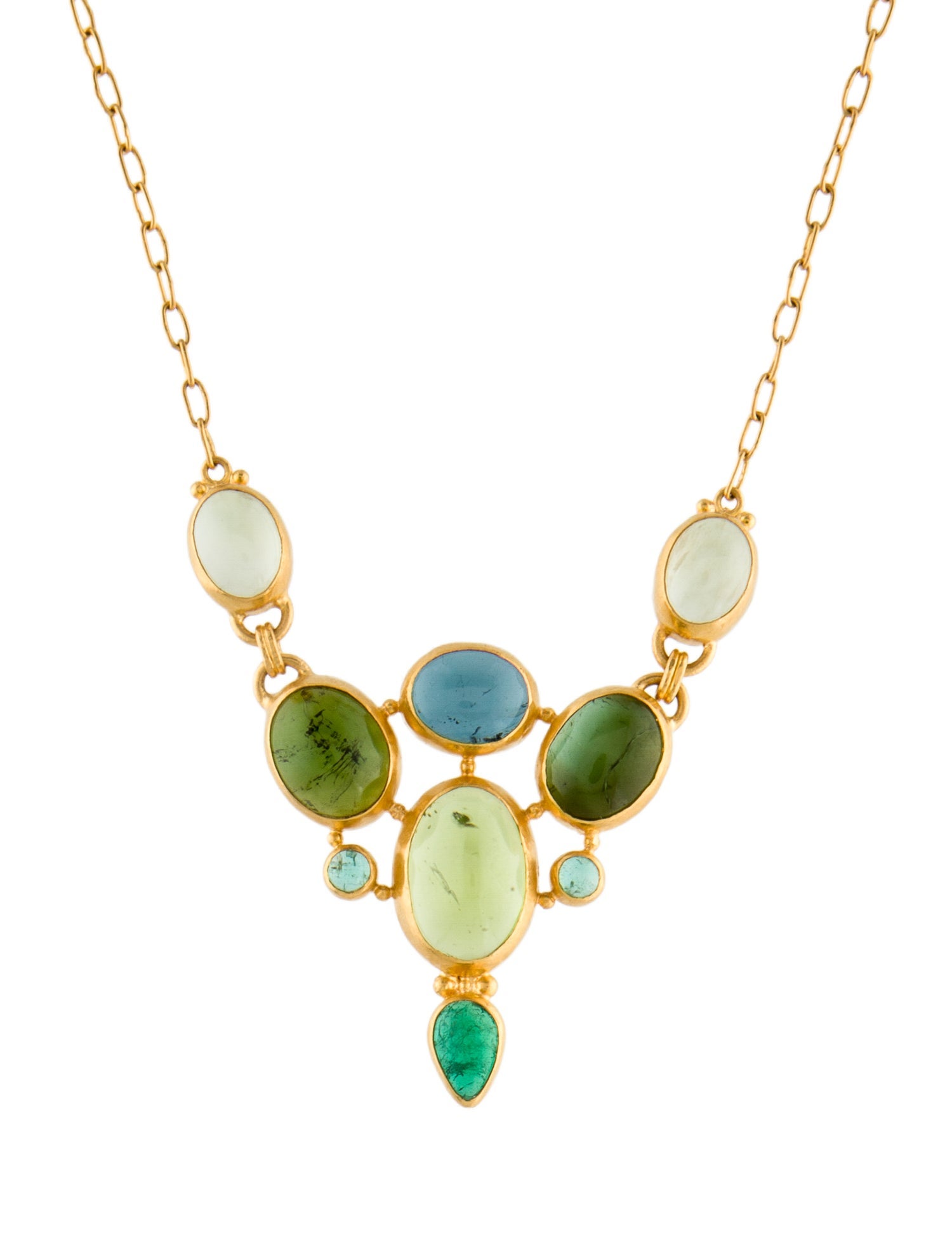 Gurhan 24K Multi-Stone Pendant Necklace