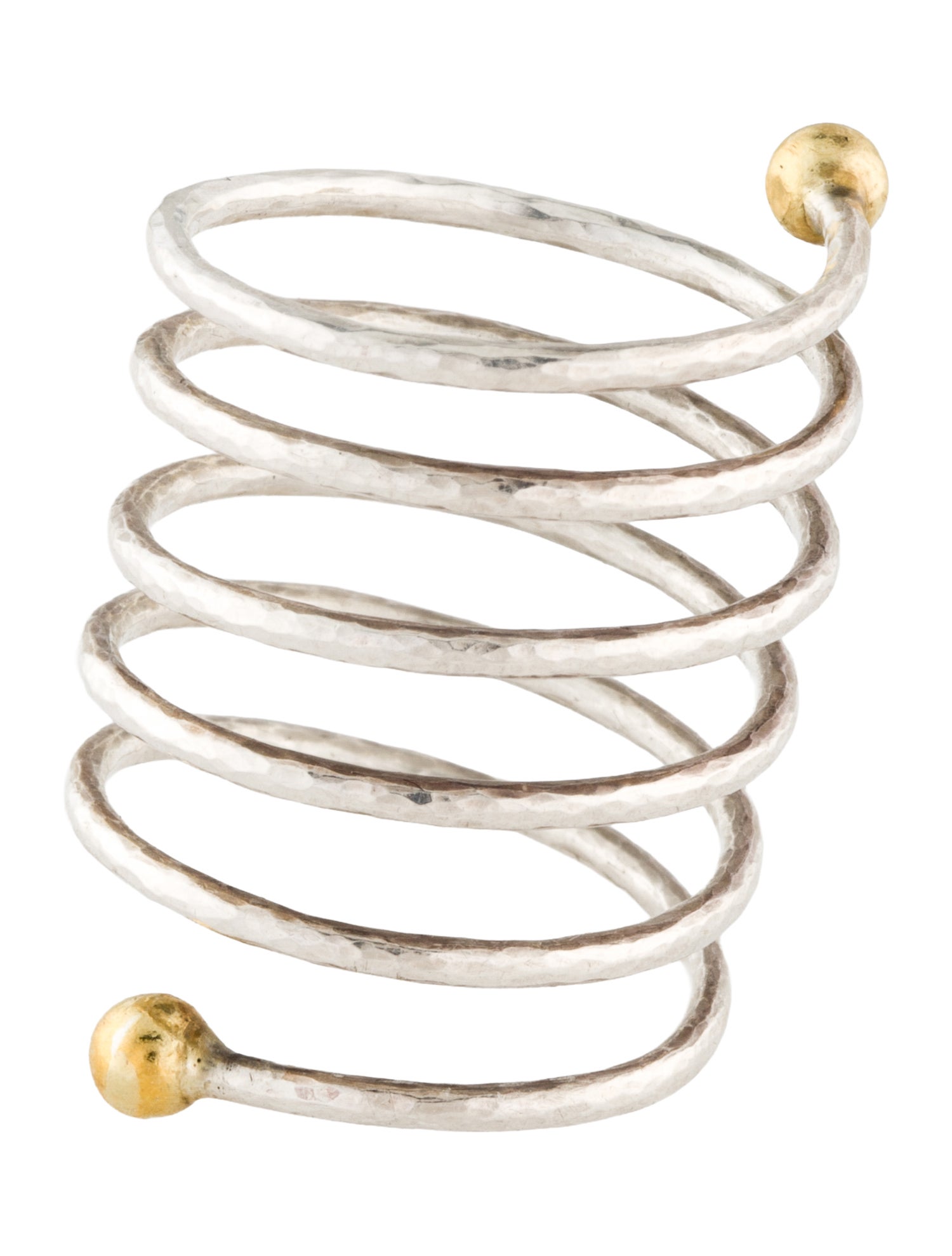 Gurhan Two-Tone Spiral Coil Ring