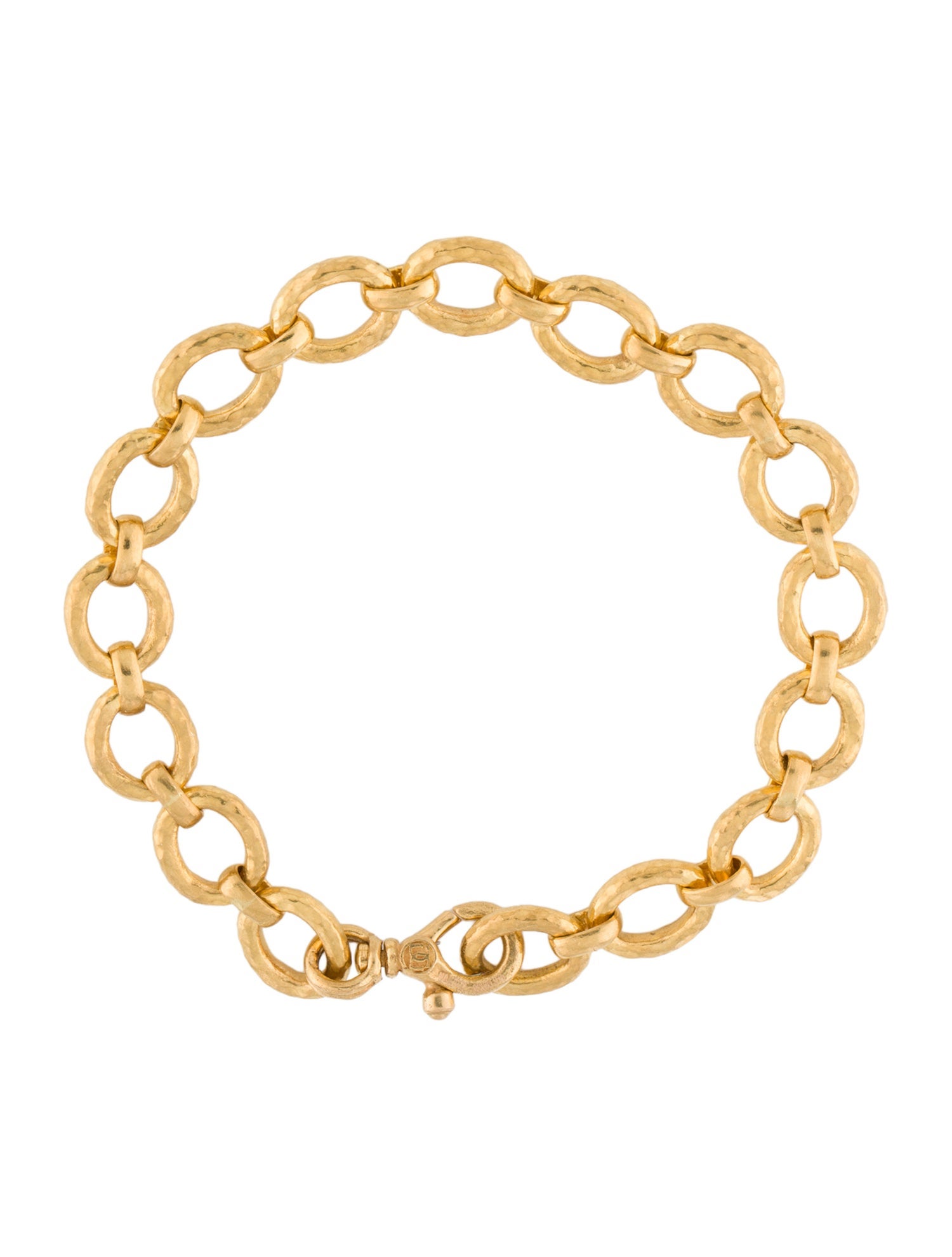 Gurhan Hammered Oval Link Bracelet
