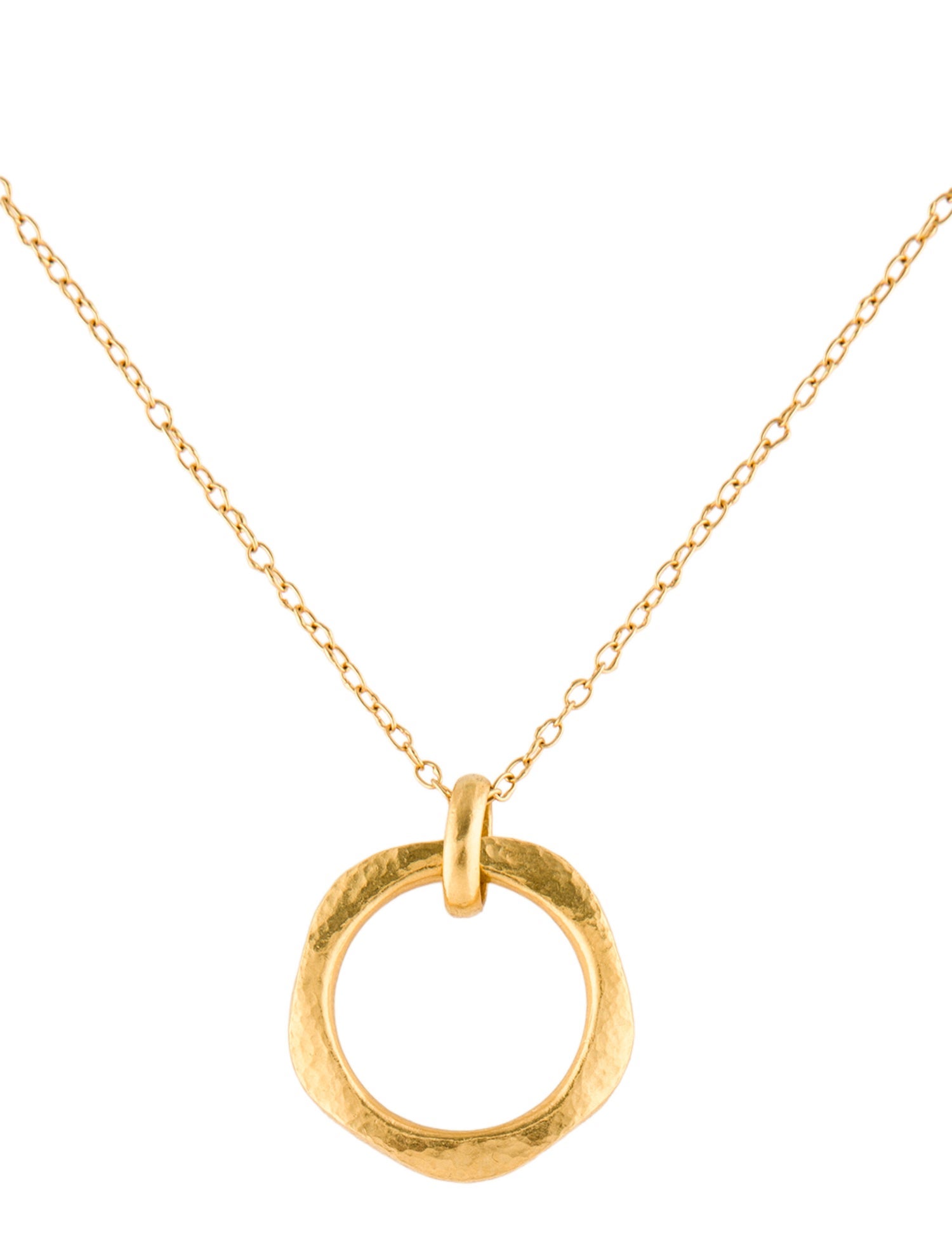 Gurhan Open Geometric Pendant Necklace