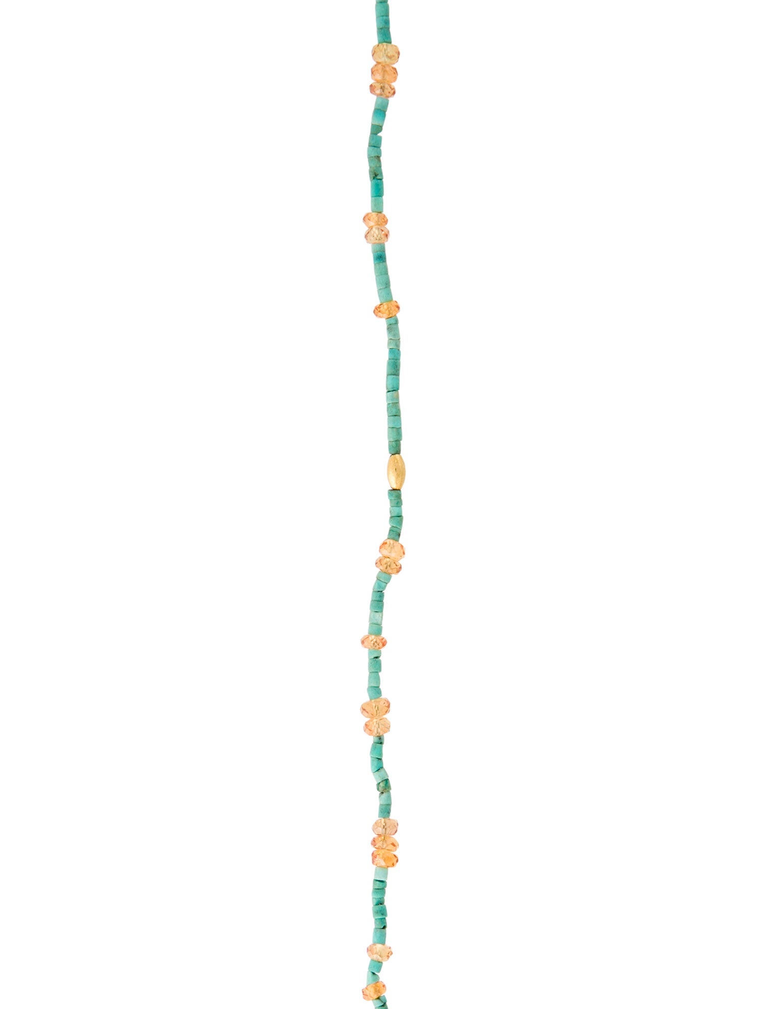Gurhan Blue Stone & Sapphire Bead Necklace