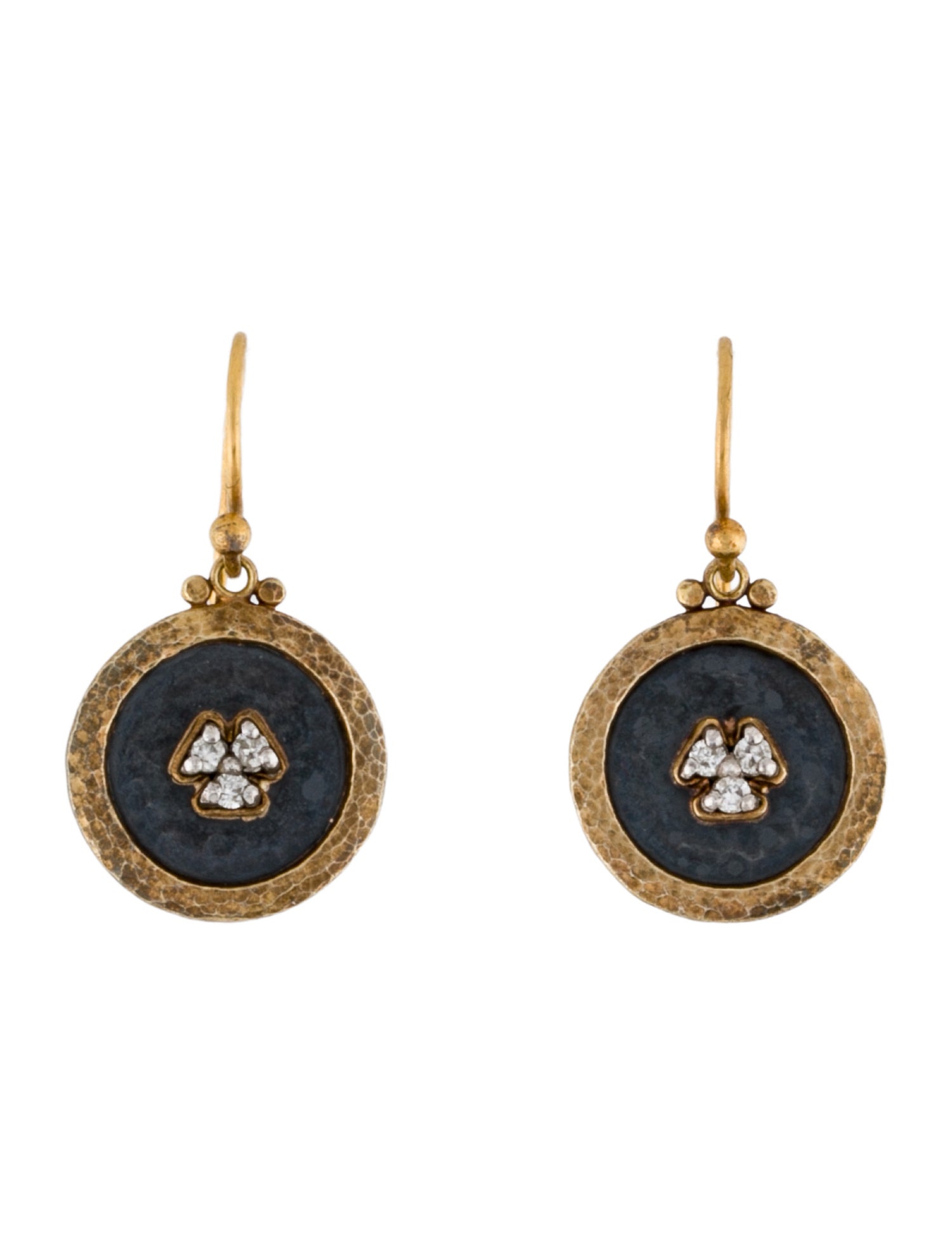 Gurhan Two Tone Diamond Imperial Drop Earrings