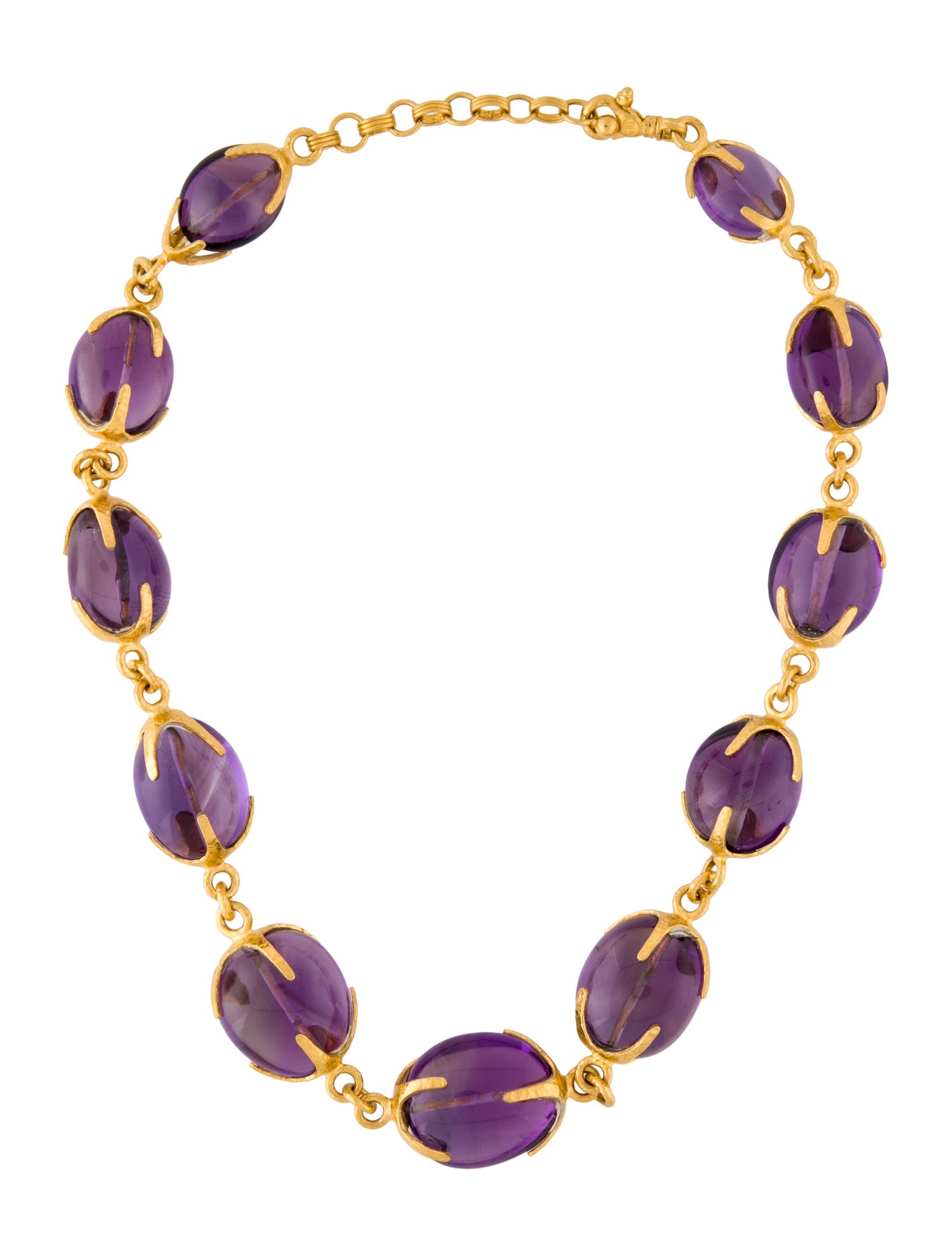 Gurhan 24K Amethyst Bead Necklace