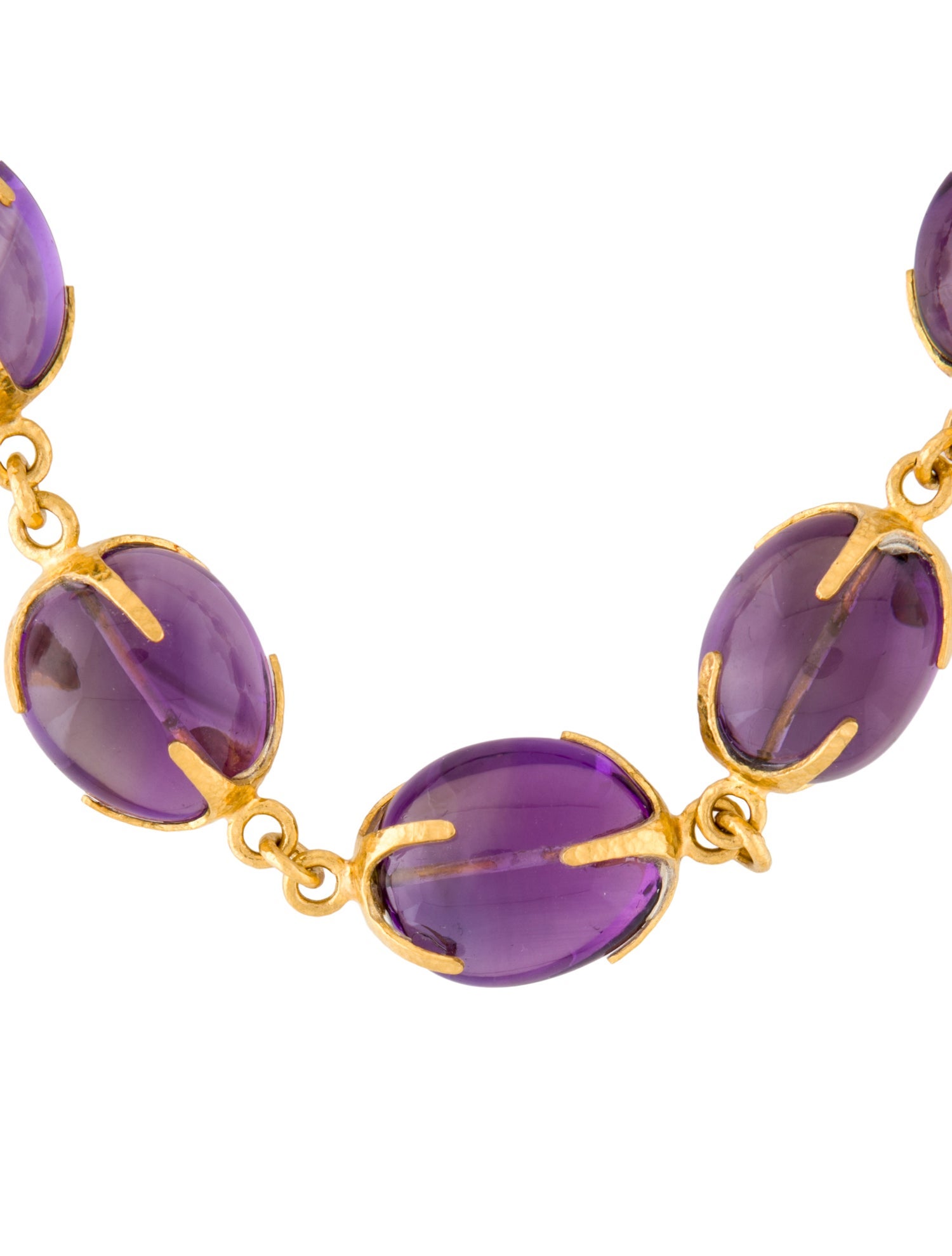 Gurhan 24K Amethyst Bead Necklace