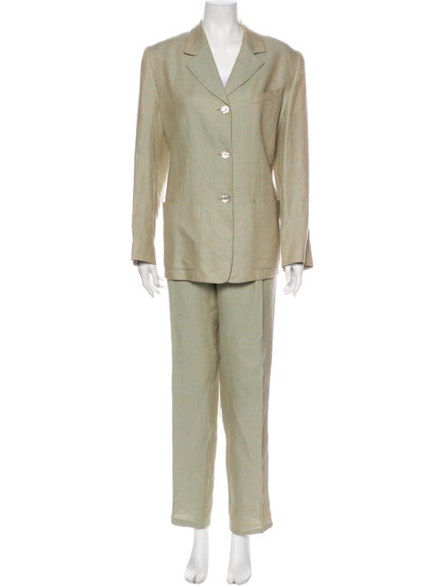 Guy Laroche Linen Pant Set