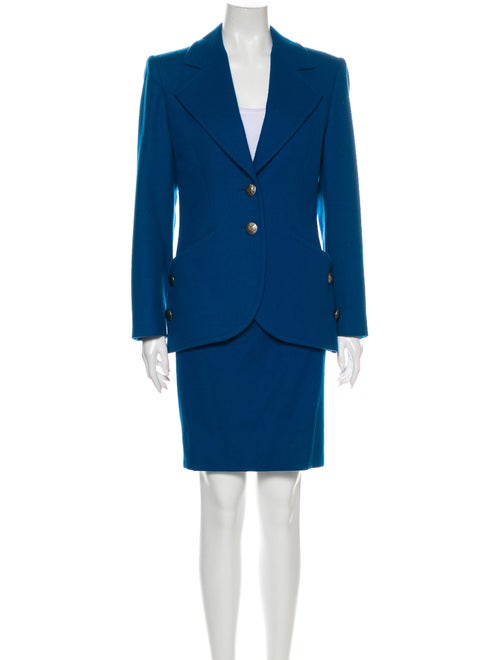 Guy Laroche Virgin Wool Skirt Suit Wool