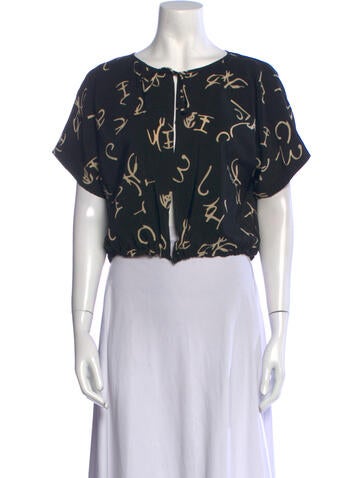 Guy Laroche Tops Vintage 1980's Crop Top L