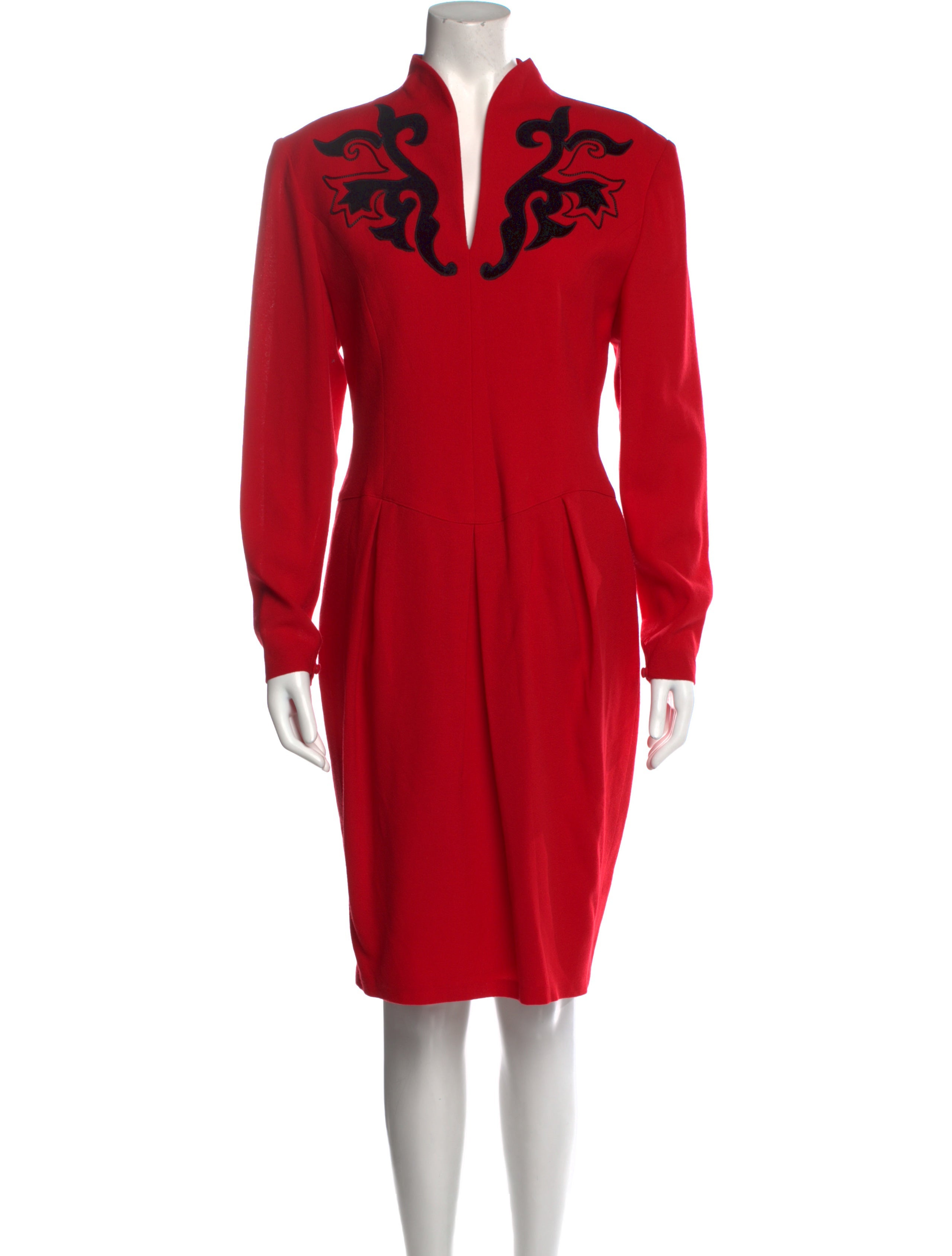 Guy Laroche Vintage Knee-Length Dress